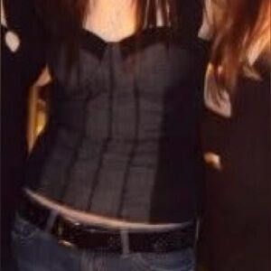 💥Buy 2 Get 1 Free💥 Costa Blanca Elegant Black/denim tank